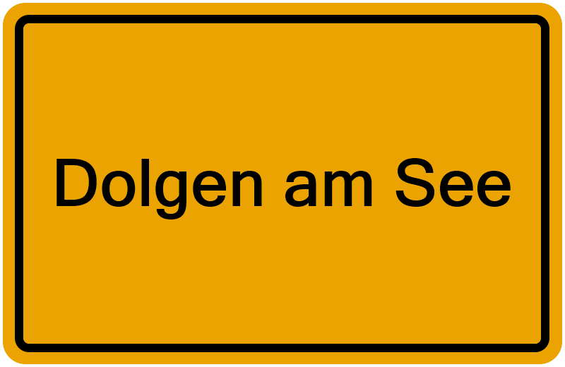 Handelsregisterauszug Dolgen am See